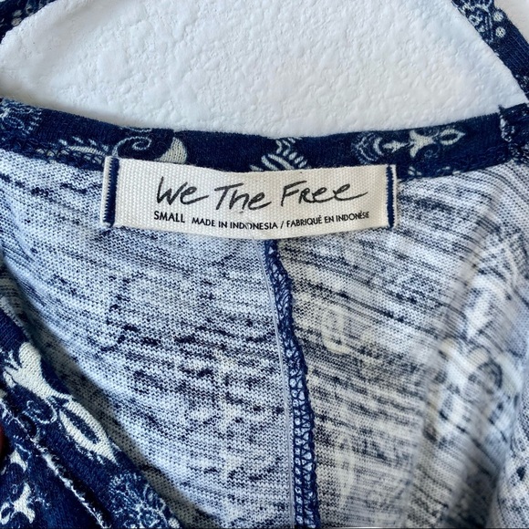 Free People Hey Girl Tank Top Navy - Picture 5 of 10